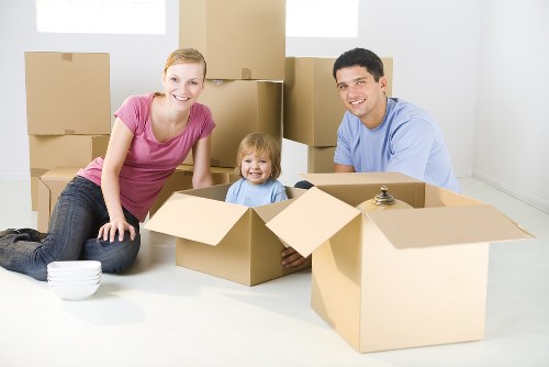 House removalists in Edgware loading furniture into a moving van