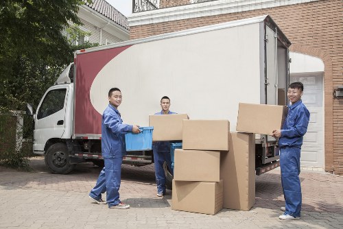 Professional team preparing a piano removal in Edgware