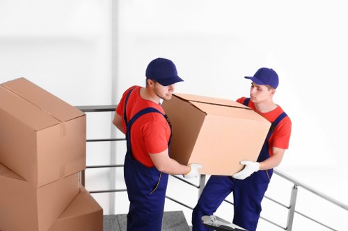 Man and van service moving boxes and furniture