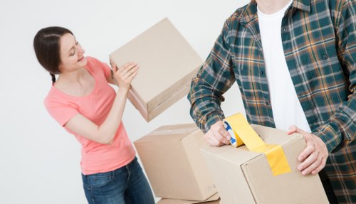 Checklist and packing supplies used by local removal companies