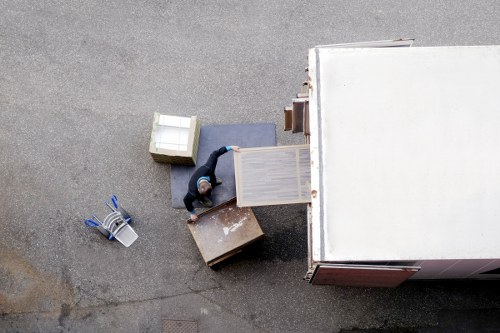 Large removal truck ready for a flat or house relocation