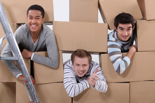 Packing and loading services for removals in Edgware
