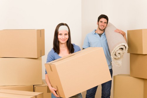 Local commercial movers handling access and loading in Edgware