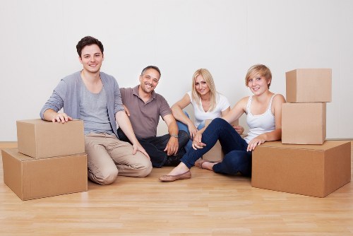 Professional movers handling student belongings in Edgware